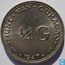 Curaçao ¼ gulden 1947 