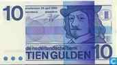 10 gulden Nederland 1968  misdruk met kruis