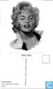 Marilyn Monroe, postcard