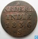 Dutch East Indies ¼ stuiver 1836 (large S)