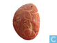 Bird with Lotus Leaf - Chinese charm / amulet made from amber 