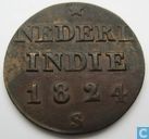 Dutch East Indies ¼ stuiver 1824