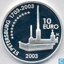 Finland 10 euro 2003 "300 jaar Sint Petersburg"