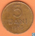 Roemenië 5 bani 1953