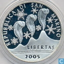 San Marino 5 euro 2005 "Olympische Winterspelen 2006"