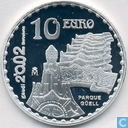 Spanje 10 euro 2002 "Gaudí Park Guell"