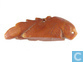 Chinees bird charm / amulett made from genuine amber 