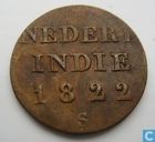 Dutch East Indies ¼ stuiver 1822