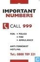 Important Numbers