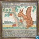 Cloisonnee tegel Spaarbank Hilversum - Bussum