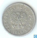 Polen 10 groszy 1949 (aluminium)