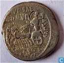 Roman Republic Denarius of Marcus Aemilius and Publius Scaurus Plautius Hypsaeus 58 BC.
