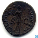 Romeinse Keizerrijk As van Keizer Claudius 42 n. Chr