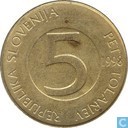 Slovenië 5 tolarjev 1998