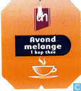Tea bag label - Albert Heijn - Avondmelange