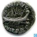 Roman Republic Denarius of Imperator Mark Antony 32-31 BC