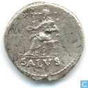 Roman Empire Denarius of Emperor Nero 66-67 AD.