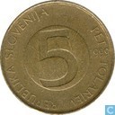 Slovenië 5 tolarjev 1999