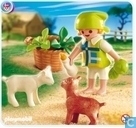 Meisje met geitjes