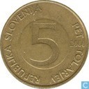 Slovenië 5 tolarjev 2000