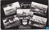 Groeten uit Maassluis 5-luik en gemeentewapen