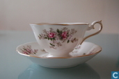 Lavender Rose - Koffiekop en Schotel