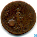 Romeinse Keizerrijk As van Keizer Nero 67 n. Chr