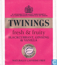 Blackcurrant, Ginseng & Vanilla