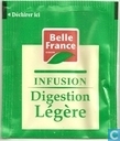 Tea bag label - Belle France - Infusion Digestion Légère