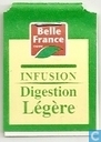 Tea bag label - Belle France - Infusion Digestion Légère