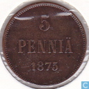 Finland 5 penniä 1875
