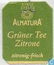 Tea bag label - Alnatura - 20 Grüner Tee Zitrone