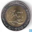 San Marino 500 lire 1989