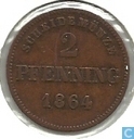 Beieren 2 pfennig 1864