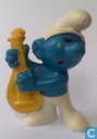 Gitaar smurf (oranje)