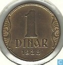 Joegoslavië 1 dinar 1938