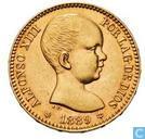 Spanje 20 pesetas 1889