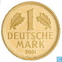 Germany 1 mark 2001 A (PROOF) "Retirement of the Mark Currency"