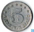 Joegoslavië 5 dinara 1963