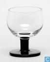Black & White Likeurglas blank-zwart 