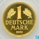 Germany 1 mark 2001 J (PROOF) "Retirement of the Mark Currency"