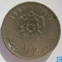 Marokko 1/2 dirham 1987