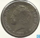 Spanje 5 pesetas 1892