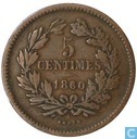 Luxemburg 5 centimes 1860 A
