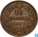 Italië 10 centesimi 1863
