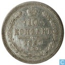 Rusland 10 kopeken 1867 CIIB