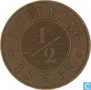 Noorwegen 1/2 skilling 1867