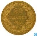 België 20 francs 1865 (zonder punt)