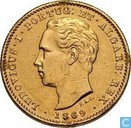 Portugal 5000 reis 1869