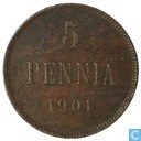 Finland 5 penniä 1901